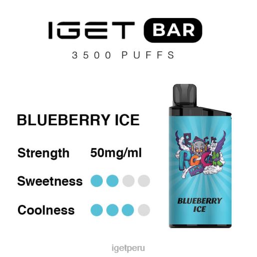 barra IGET vape sale 3500 inhalaciones JNZBV288 hielo de arándanos