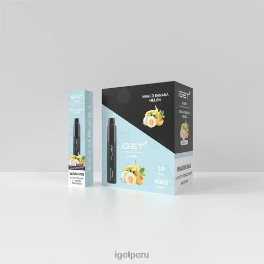 Iget Legend 4000 bocanadas. JNZBV350 mango plátano melón